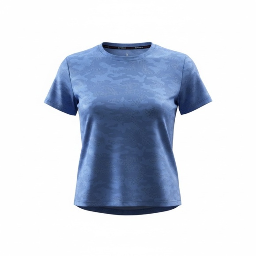 Spyder Women's Crop Top Camouflage Pattern Athletic Casual Large